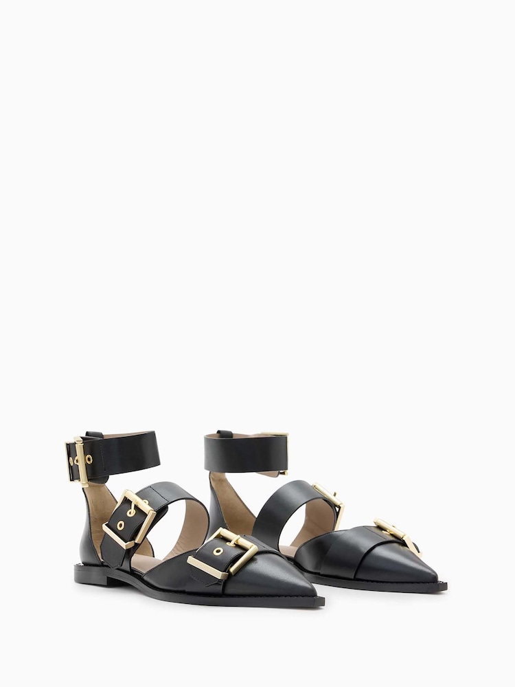 AllSaints Black Sutton Shoes - Image 2 of 3