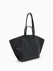 AllSaints Black Phoenix E/W Tote - Image 3 of 6