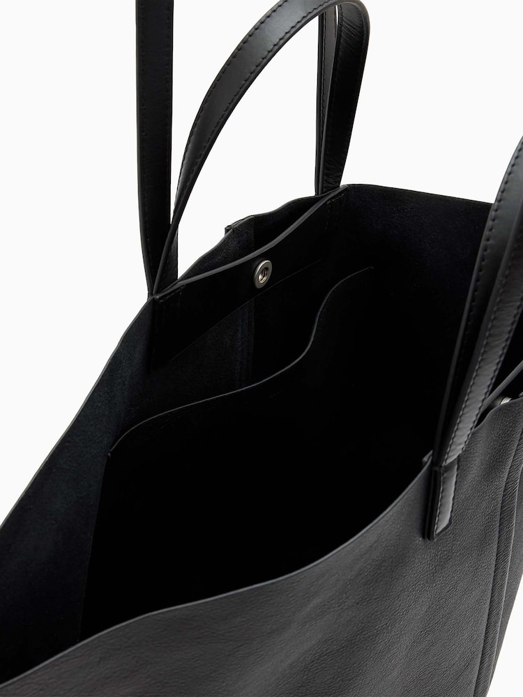 AllSaints Black Phoenix E/W Tote - Image 4 of 6