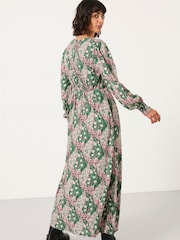 FatFace Multi Japanese Rose Midi Dress - Image 2 of 6