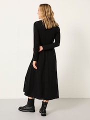 FatFace Jonie Black Jersey Midi Dress - Image 2 of 6