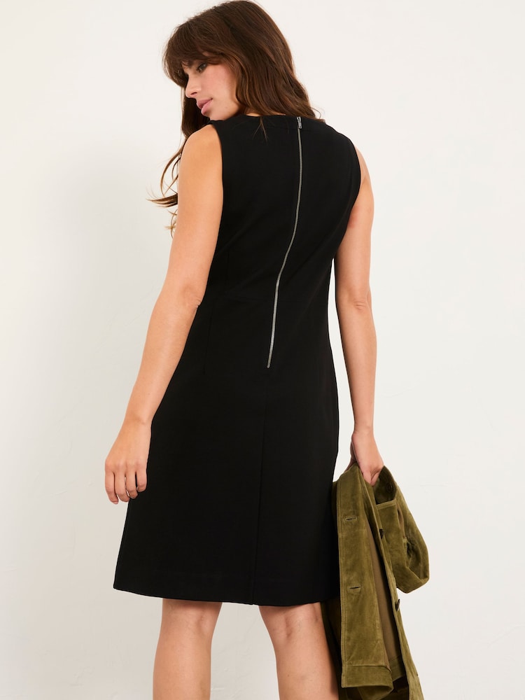 FatFace Lawson Black Ponte Dress - Image 2 of 6 FatFace Lawson Black Ponte Dress - Image 2 of 6