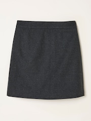 FatFace Jess Charcoal Grey Tweed Skirt - Image 1 of 1