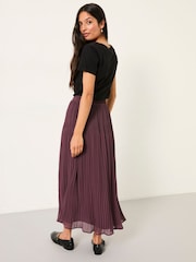 FatFace Paignton Dusky Purple Midi Skirt - Image 2 of 6