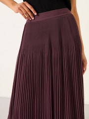 FatFace Paignton Dusky Purple Midi Skirt - Image 4 of 6