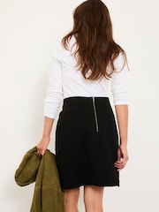 FatFace Jess Black Ponte Skirt - Image 2 of 5