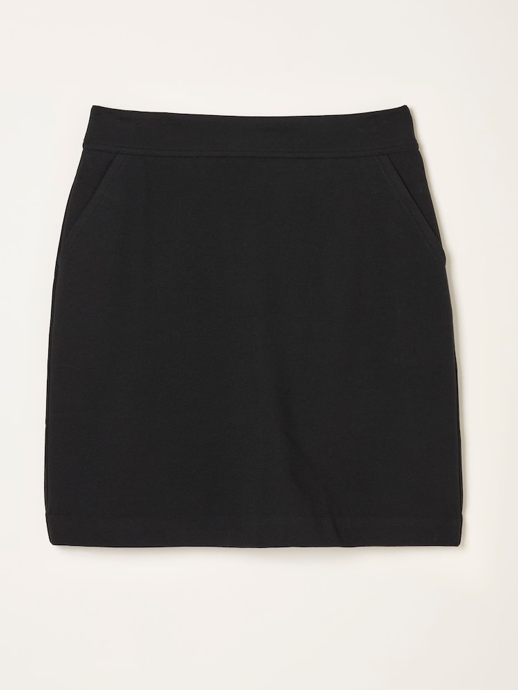 FatFace Jess Black Ponte Skirt - Image 5 of 5