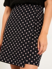 FatFace Jackie Black Metallic Skirt - Image 3 of 5