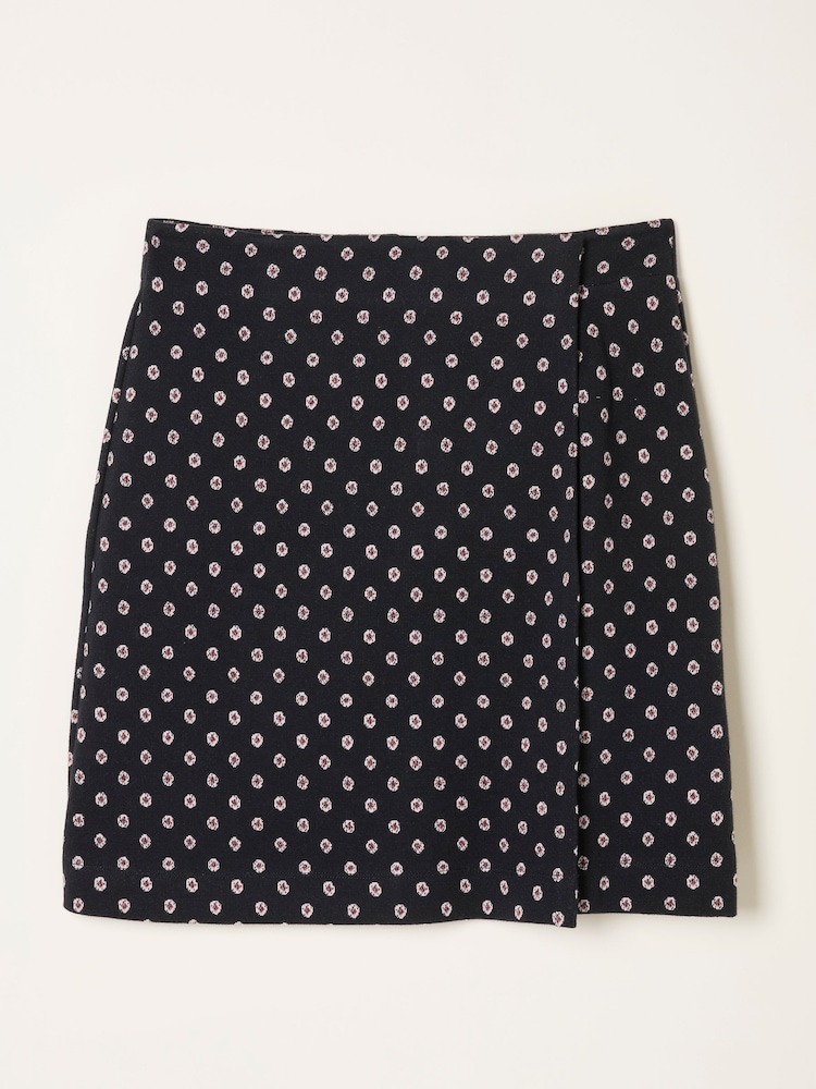 FatFace Jackie Black Metallic Skirt - Image 5 of 5