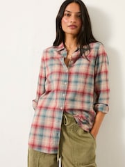 Vermelho - Camisa xadrez FatFace - Imagem 3 de 5