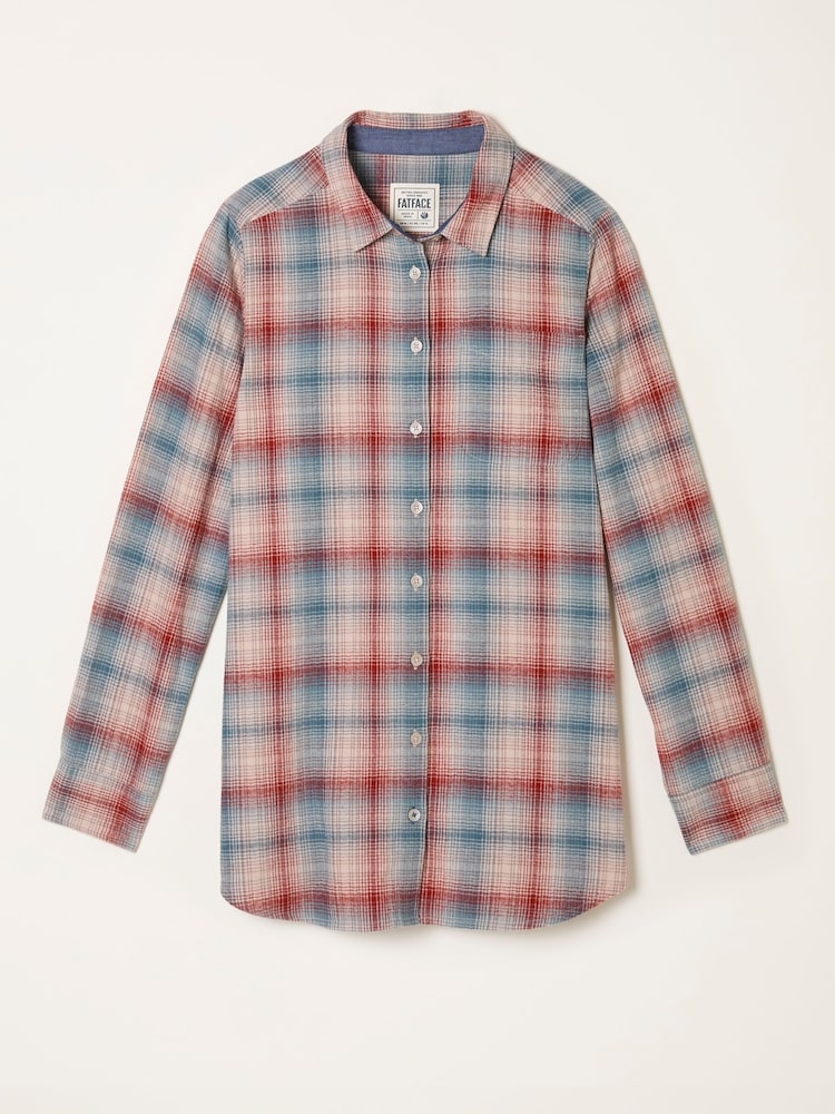 Vermelho - Camisa xadrez FatFace - Imagem 5 de 5