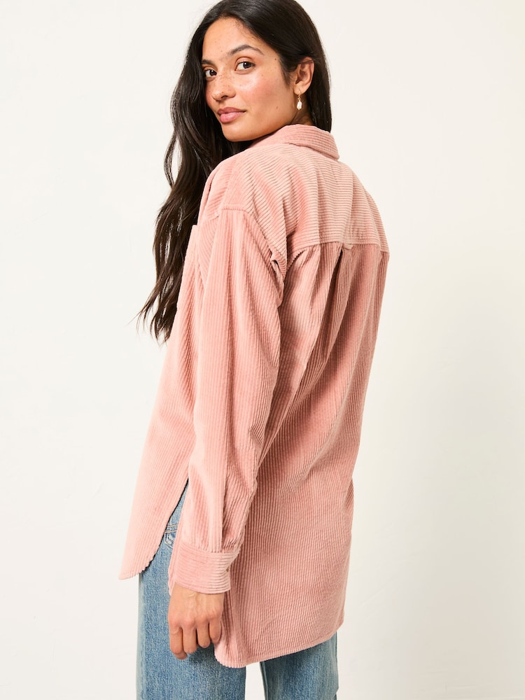 FatFace Carolin Rose Pink Cord Shirt - Image 2 of 6 FatFace Carolin Rose Pink Cord Shirt - Image 2 of 6