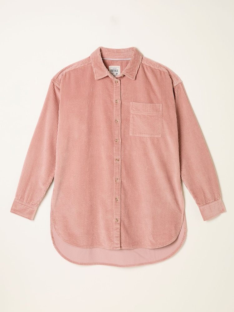 FatFace Carolin Rose Pink Cord Shirt - Image 6 of 6 FatFace Carolin Rose Pink Cord Shirt - Image 6 of 6