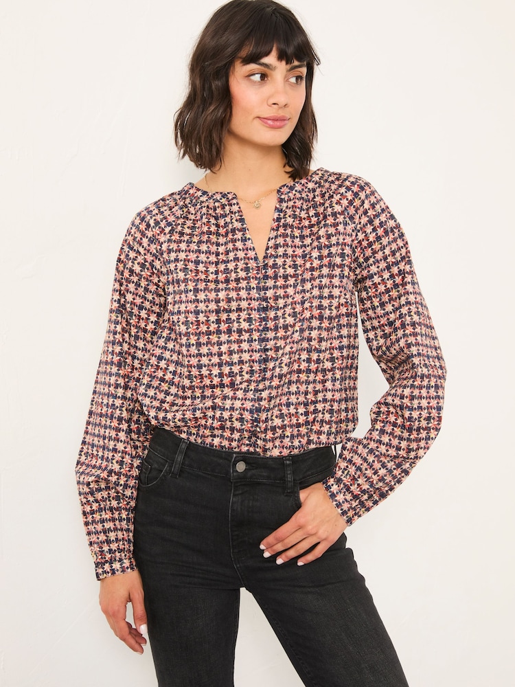 FatFace Multi Stirling Blouse - Image 2 of 6 FatFace Multi Stirling Blouse - Image 2 of 6