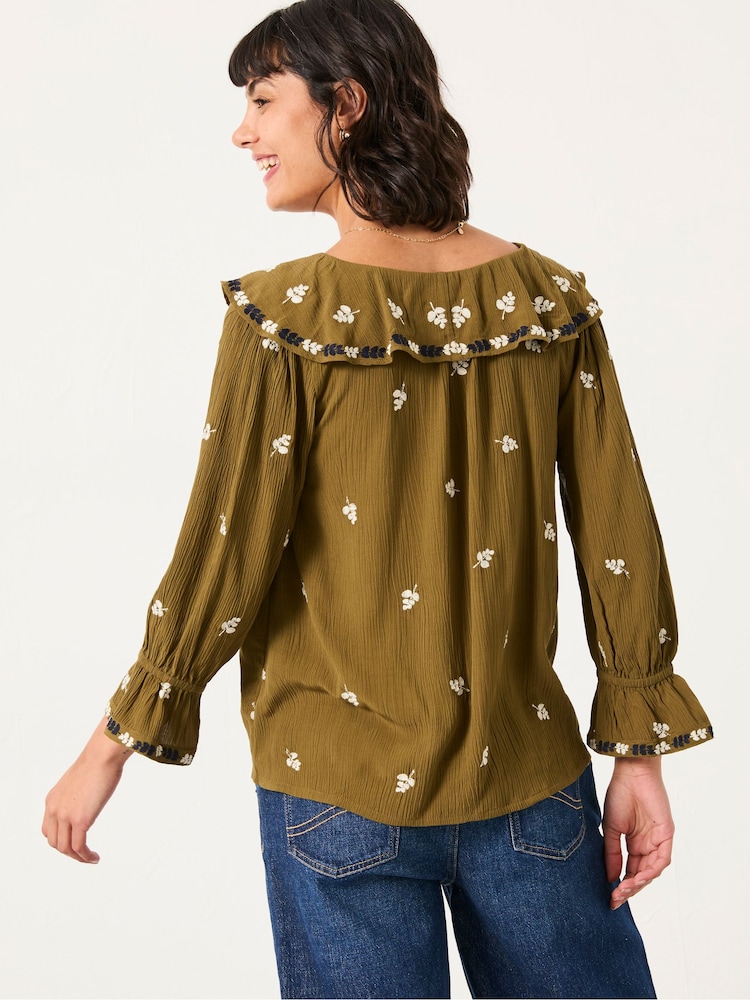 FatFace Embroidered Blouse - Imagen 2 de 6