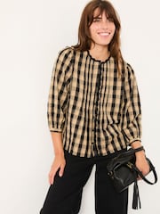 FatFace Check Blouse - Imagem 1 de 6