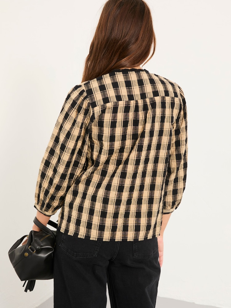 FatFace Check Blouse - Imagem 2 de 6