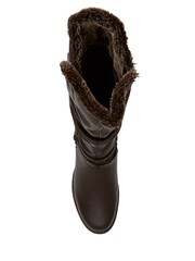 Pavers Brown Long Slouch Boots - Image 4 of 5