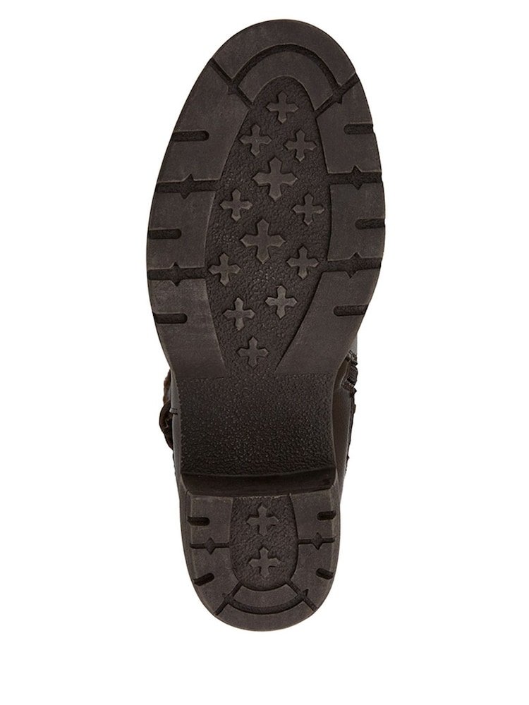 Pavers Brown Long Slouch Boots - Image 5 of 5
