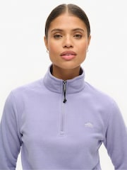 Superdry Polarfleece-Pullover mit halbem Reißverschluss - Bild 3 von 5