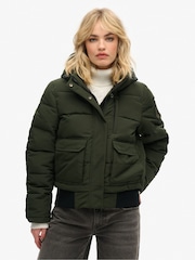 Superdry Green Everest Bomber Jacket - Image 1 of 6
