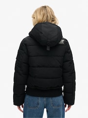 Superdry Black Everest Bomber Jacket - Image 2 of 6