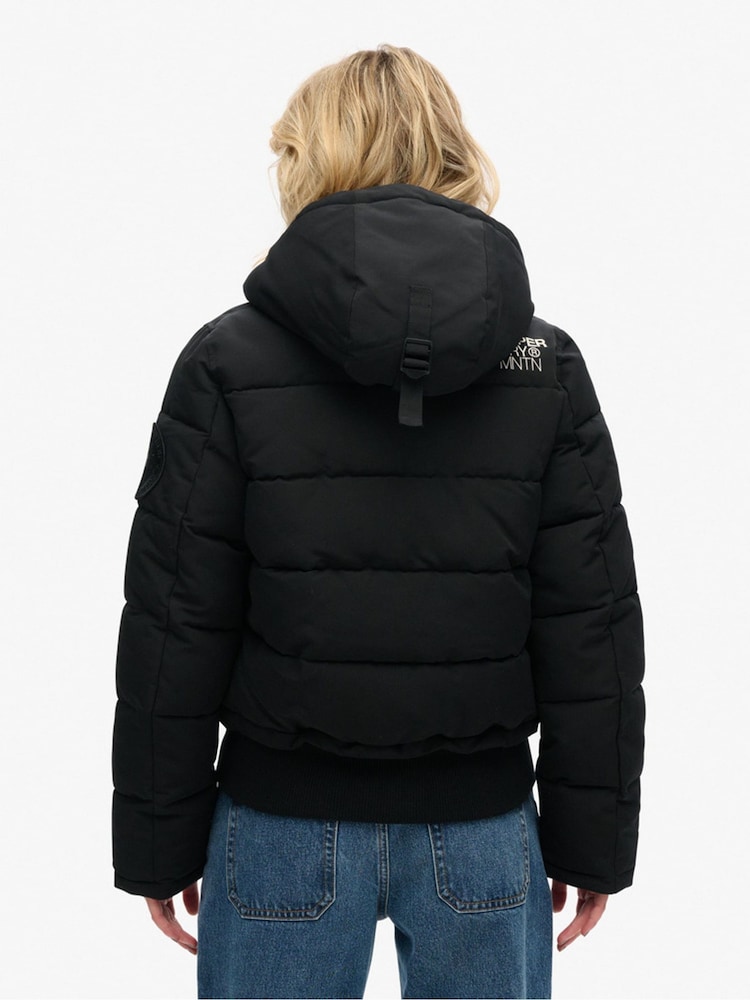Superdry Black Everest Bomber Jacket - Image 2 of 6