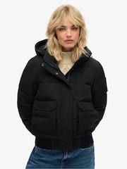 Superdry Black Everest Bomber Jacket - Image 5 of 6