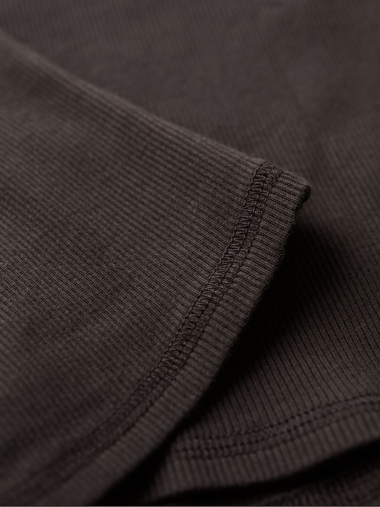Superdry Brown Athletic Essentials Graphic 100% Cotton Button Cami - Image 7 of 7
