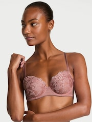 Victoria's Secret Pink Rose Lightly Lined Demi  Blossom Embroidery Bra - Image 1 of 2