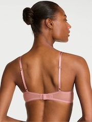 Victoria's Secret Pink Rose Lightly Lined Demi  Blossom Embroidery Bra - Image 2 of 2