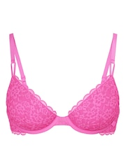 Victoria's Secret Ultra Pink Unlined Demi Sexy Tee Lace Bra - Image 4 of 4