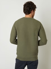 Oliva - Threadbare Crochet Knit Crew Neck Jumper - Imagen 2 de 4