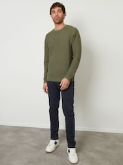 Oliva - Threadbare Crochet Knit Crew Neck Jumper - Imagen 3 de 4