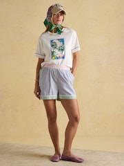 Joules Multi Stripe Pull On Short - Image 4 of 9