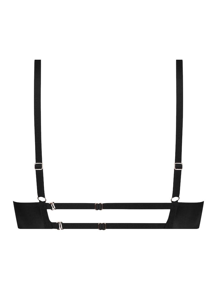 Hunkemöller Mesh Essentials Black Bralette - Image 5 of 5
