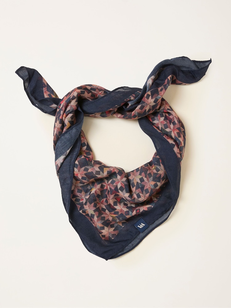 FatFace Multi Stirling Hair Scarf - Image 1 of 2 FatFace Multi Stirling Hair Scarf - Image 1 of 2