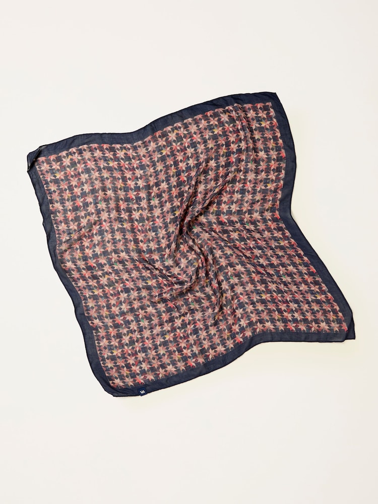 FatFace Multi Stirling Hair Scarf - Image 2 of 2 FatFace Multi Stirling Hair Scarf - Image 2 of 2
