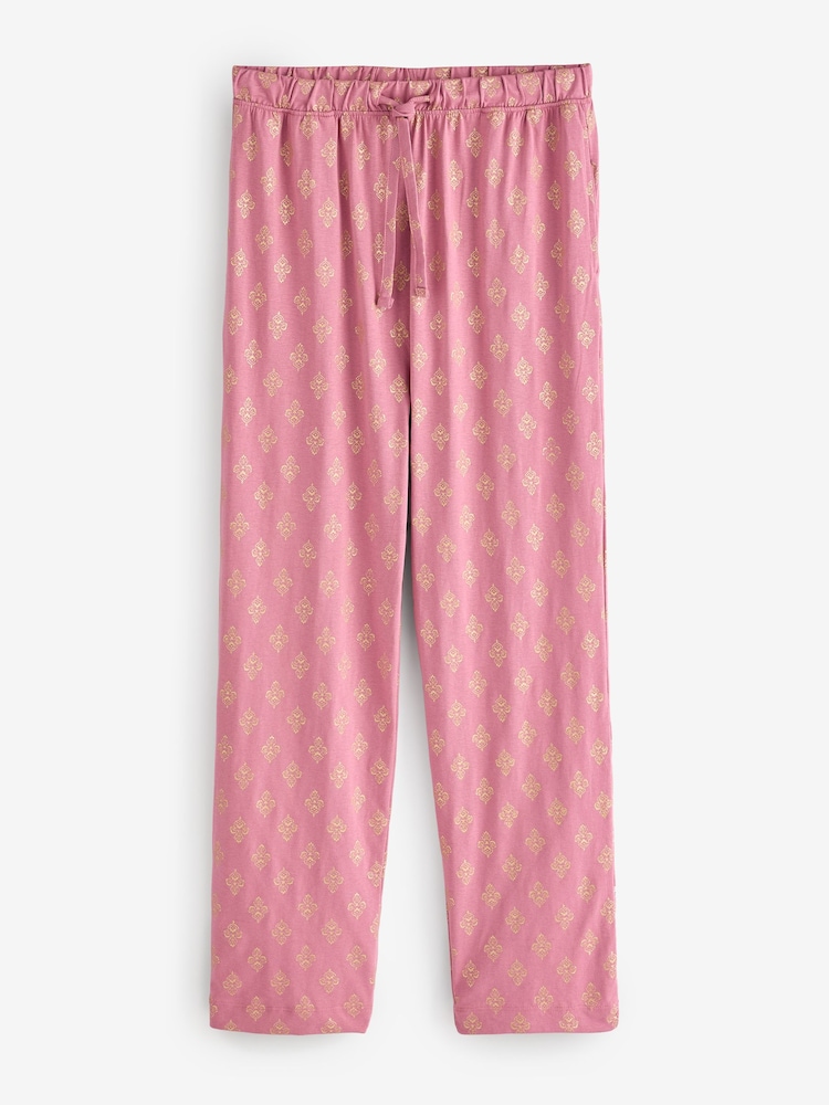 Pink 100% Cotton Gillian Pyjamas - Image 3 of 3