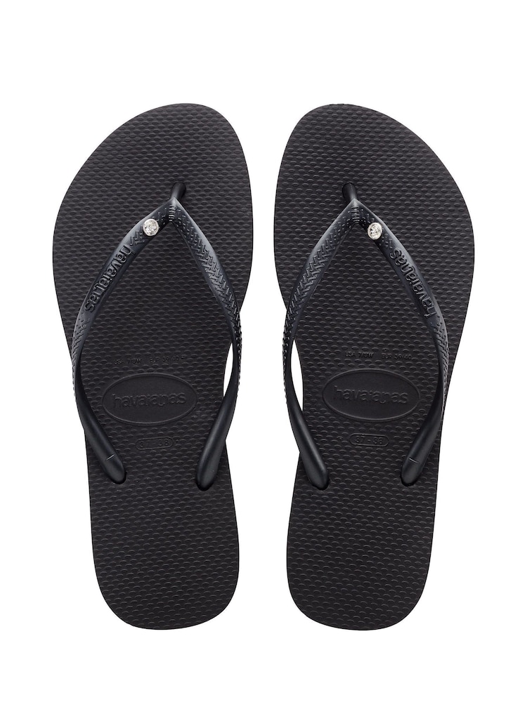 Negro - Havaianas Slim Crystal SW II Sandals - Imagen 1 de 5 Negro - Havaianas Slim Crystal SW II Sandals - Imagen 1 de 5