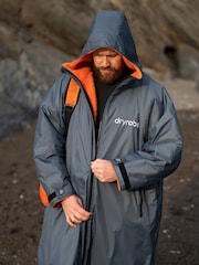 dryrobe Grey Advance Kids Long Sleeve Changing Robe - Image 2 of 3