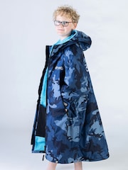 dryrobe Blue Advance Kids Long Sleeve Changing Robe - Image 5 of 11
