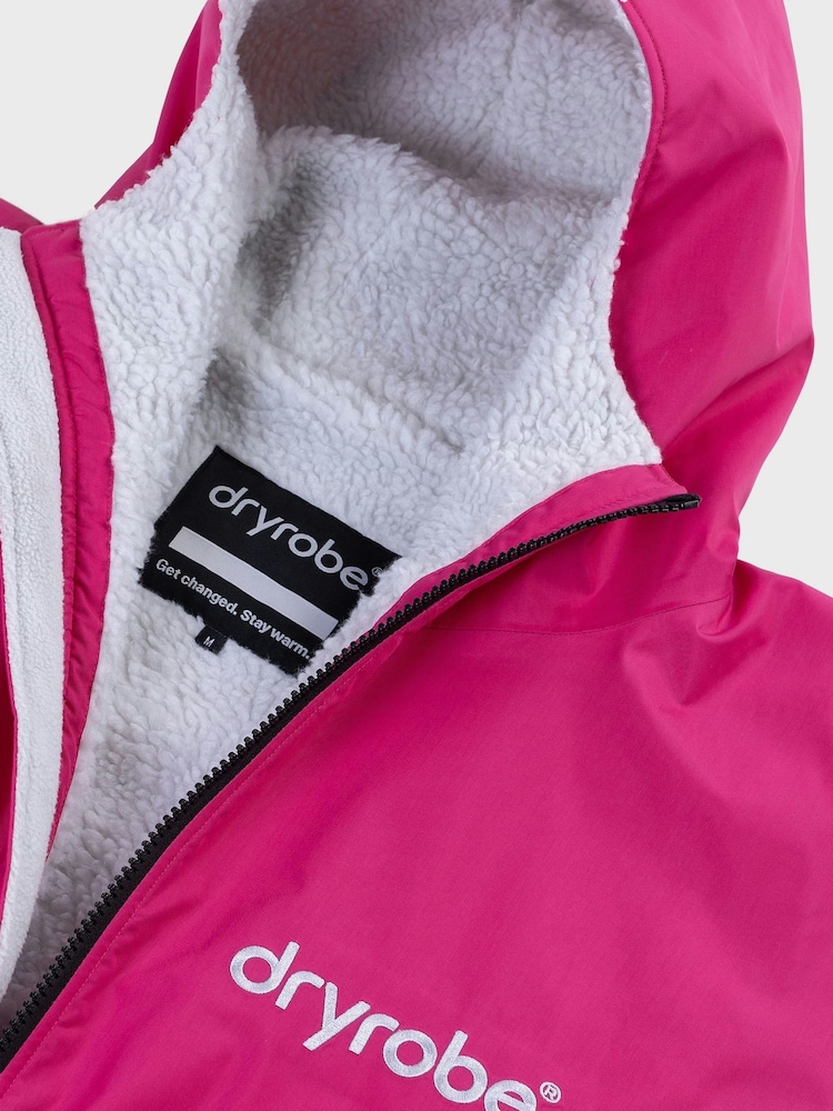 dryrobe Pink Advance Adult Long Sleeve Changing Robe - Image 13 of 13