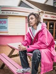 dryrobe Pink Advance Adult Long Sleeve Changing Robe - Image 3 of 13