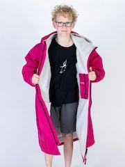 dryrobe Pink Advance Adult Long Sleeve Changing Robe - Image 8 of 13