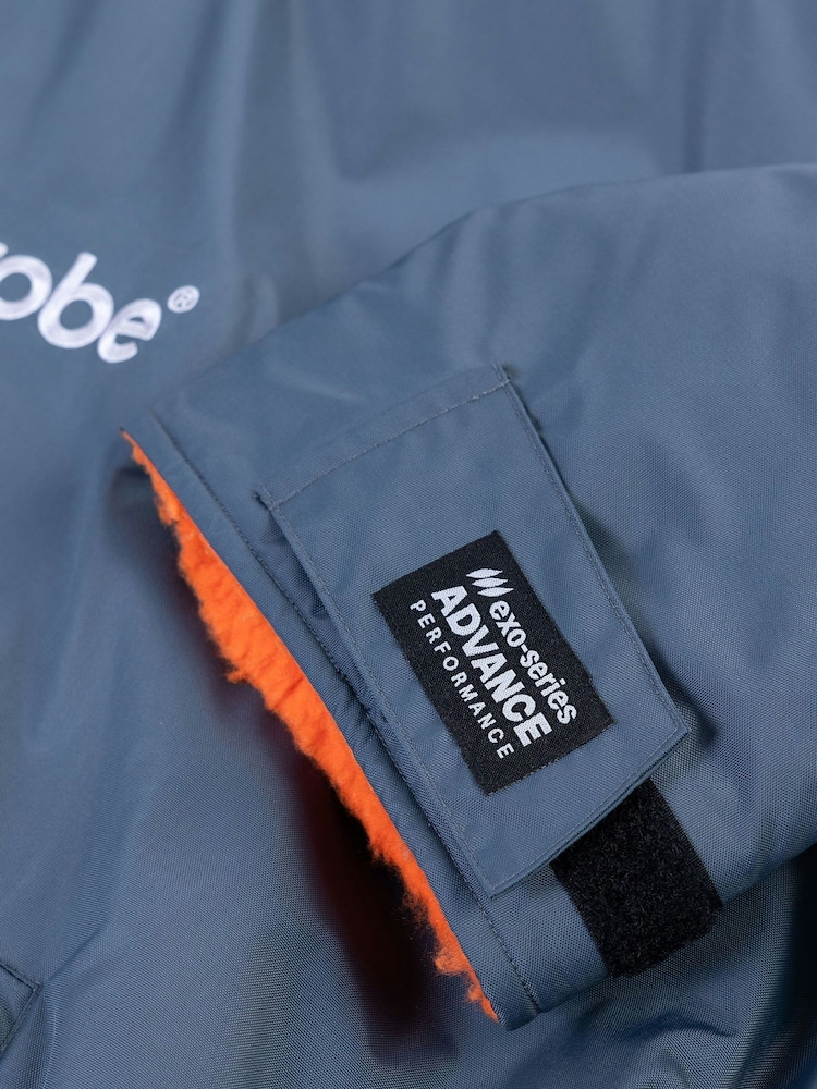 Gris foncé/orange - manteaux de rechange à manches longues pour adultes dryrobe - Image 17 de 17