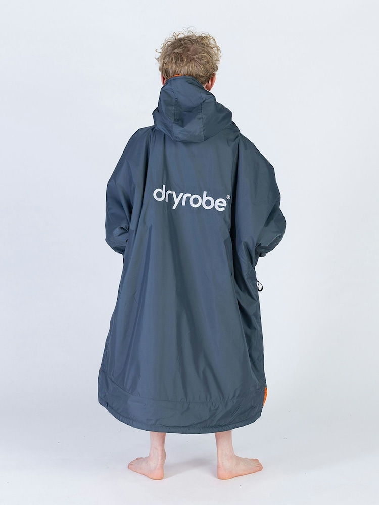 dryrobe Blue Chrome Advance Adult Long Sleeve Changing Robe - Image 3 of 11