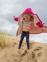 dryrobe Pink Advance Kids Long Sleeve Changing Robe - Image 2 of 3