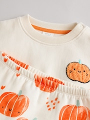 Kürbisprint - Baby Halloween Sweat Top and Joggers Set (0mths-3yrs) - Bild 5 von 9