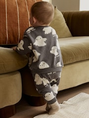 Mono Ghost - Baby Halloween Sweat Top and Joggers Set (0mths-3yrs) - Bild 3 von 4
